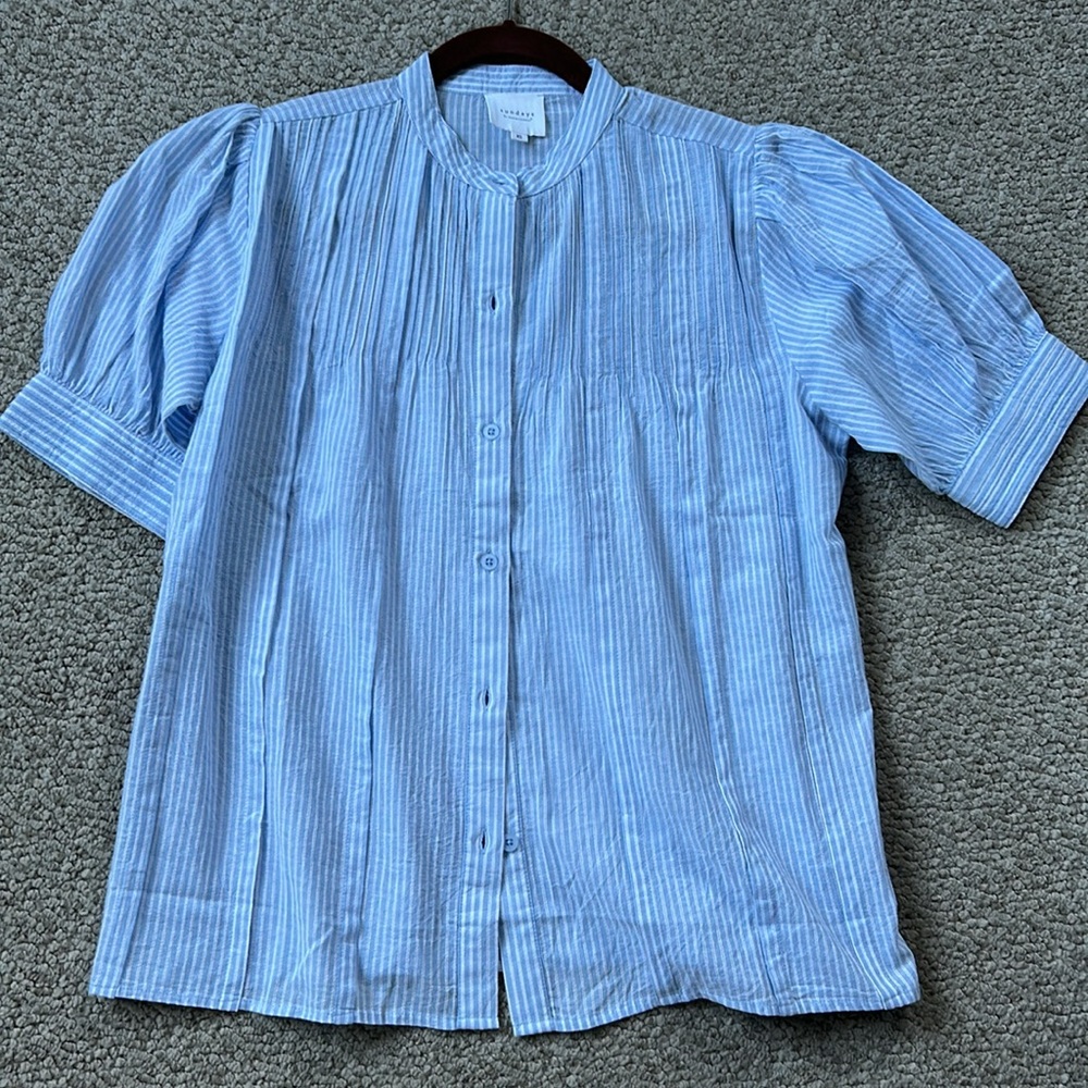 NWOT Sundays Fey Shirt - Picture 2 of 7